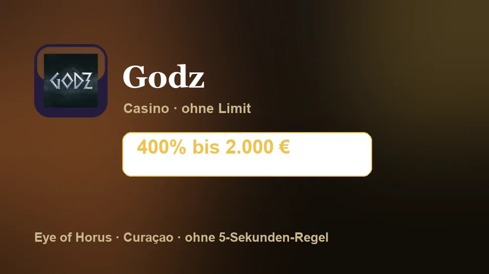 Screenshot von Godz Casino